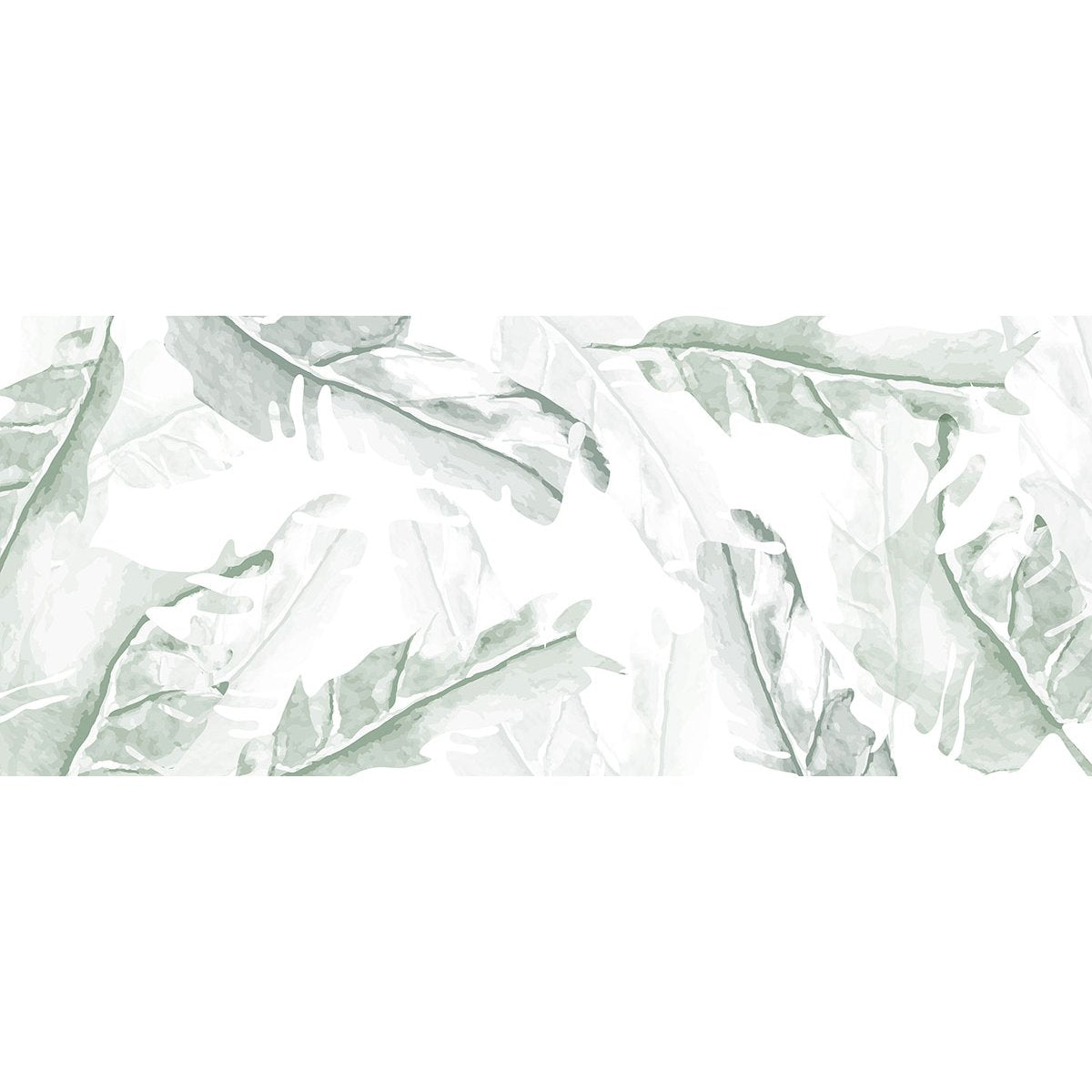 Papier peint panoramique - Feuilles tropicales