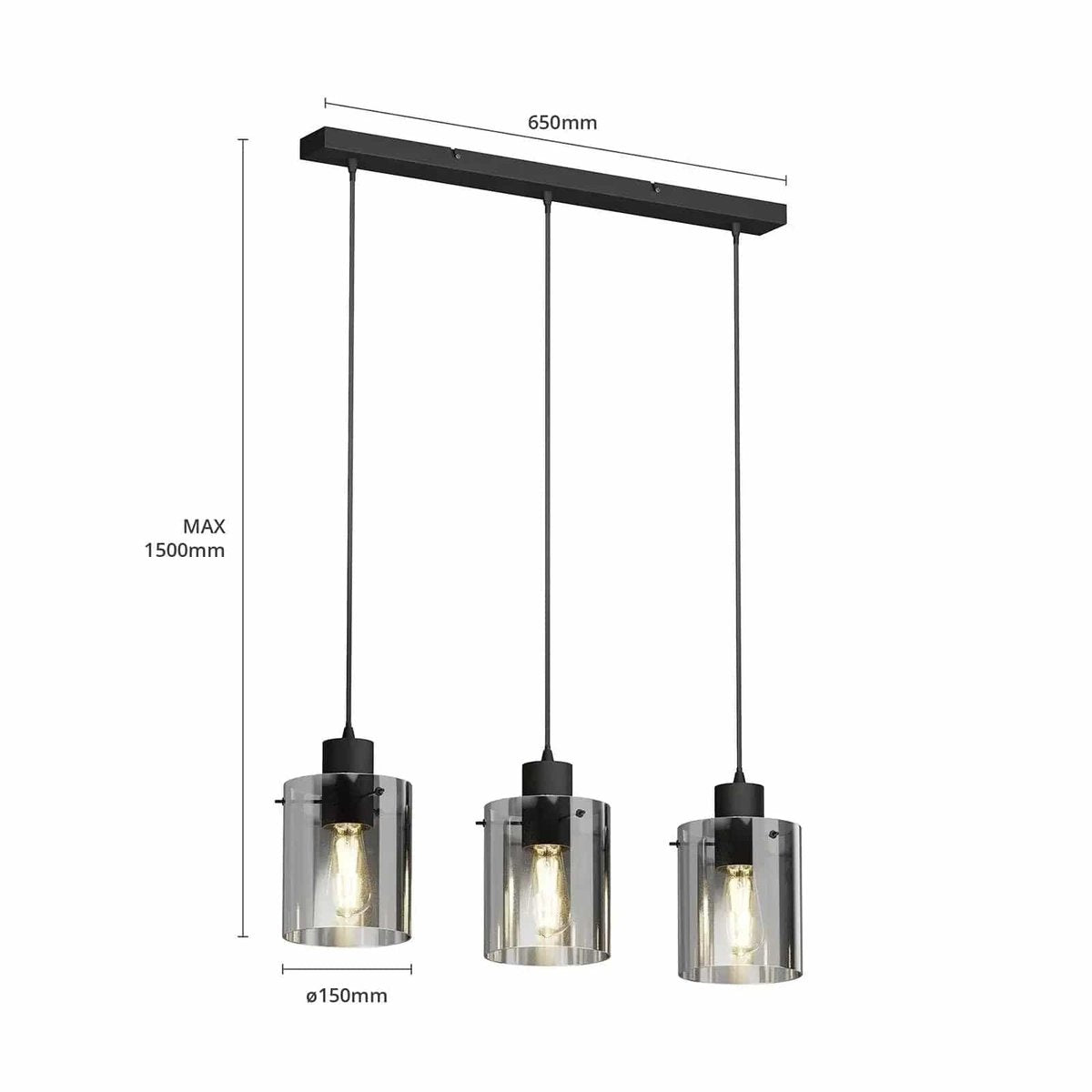 Suspension Bocal Verre