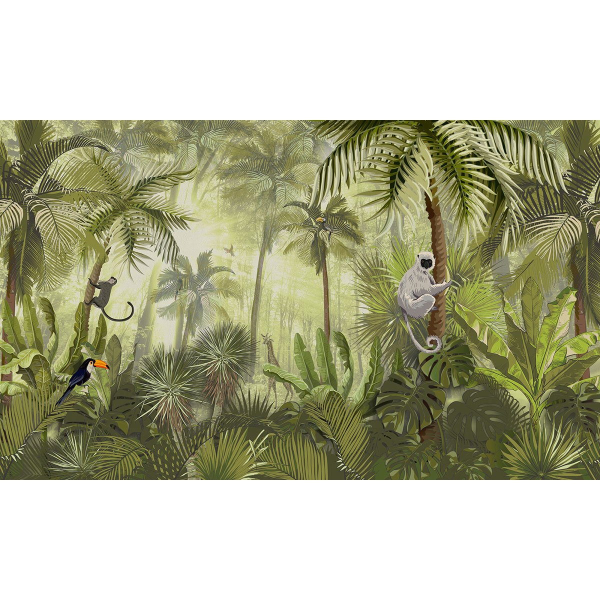 Papier peint panoramique - Jungle