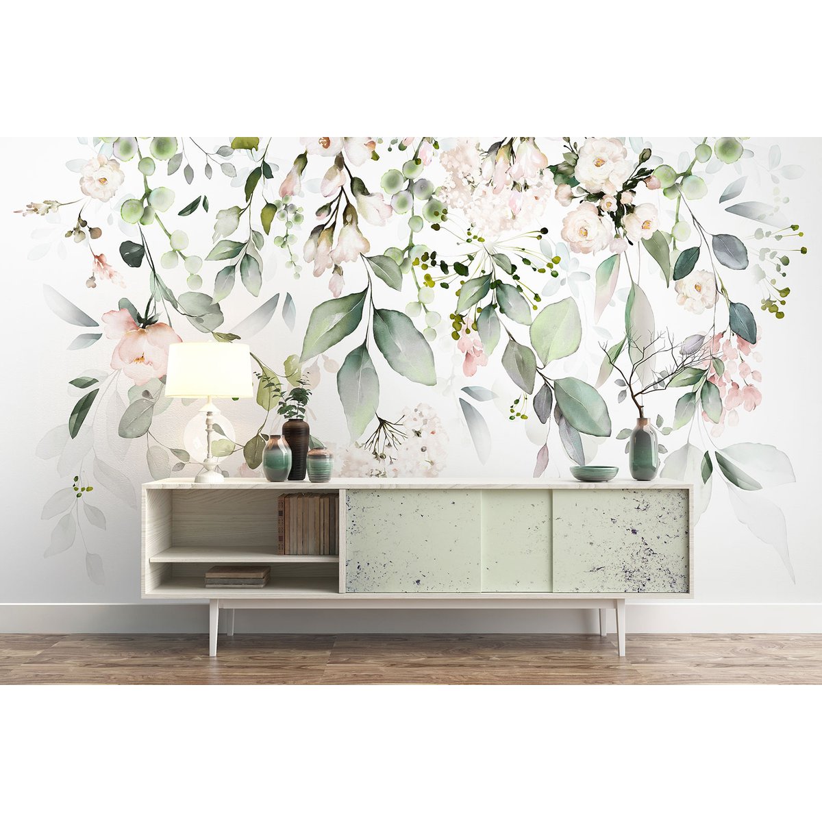 Papier peint panoramique - Fleurs