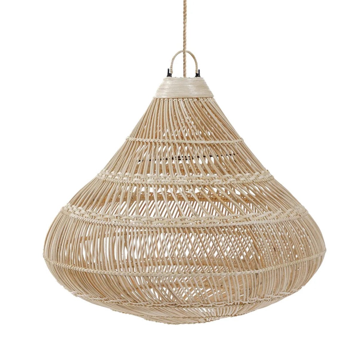 Suspension Rotin 80 cm
