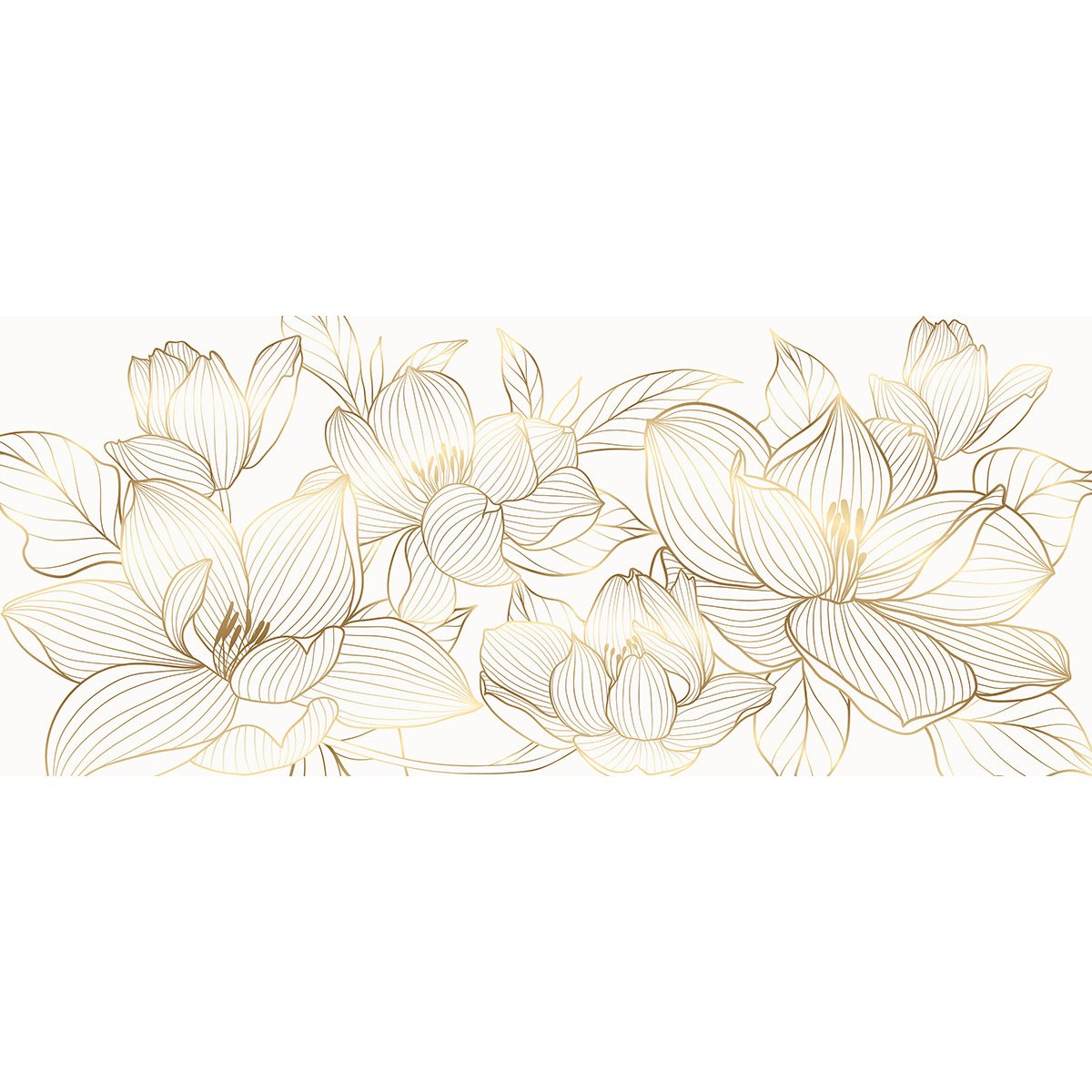 Papier peint panoramique - Fleurs