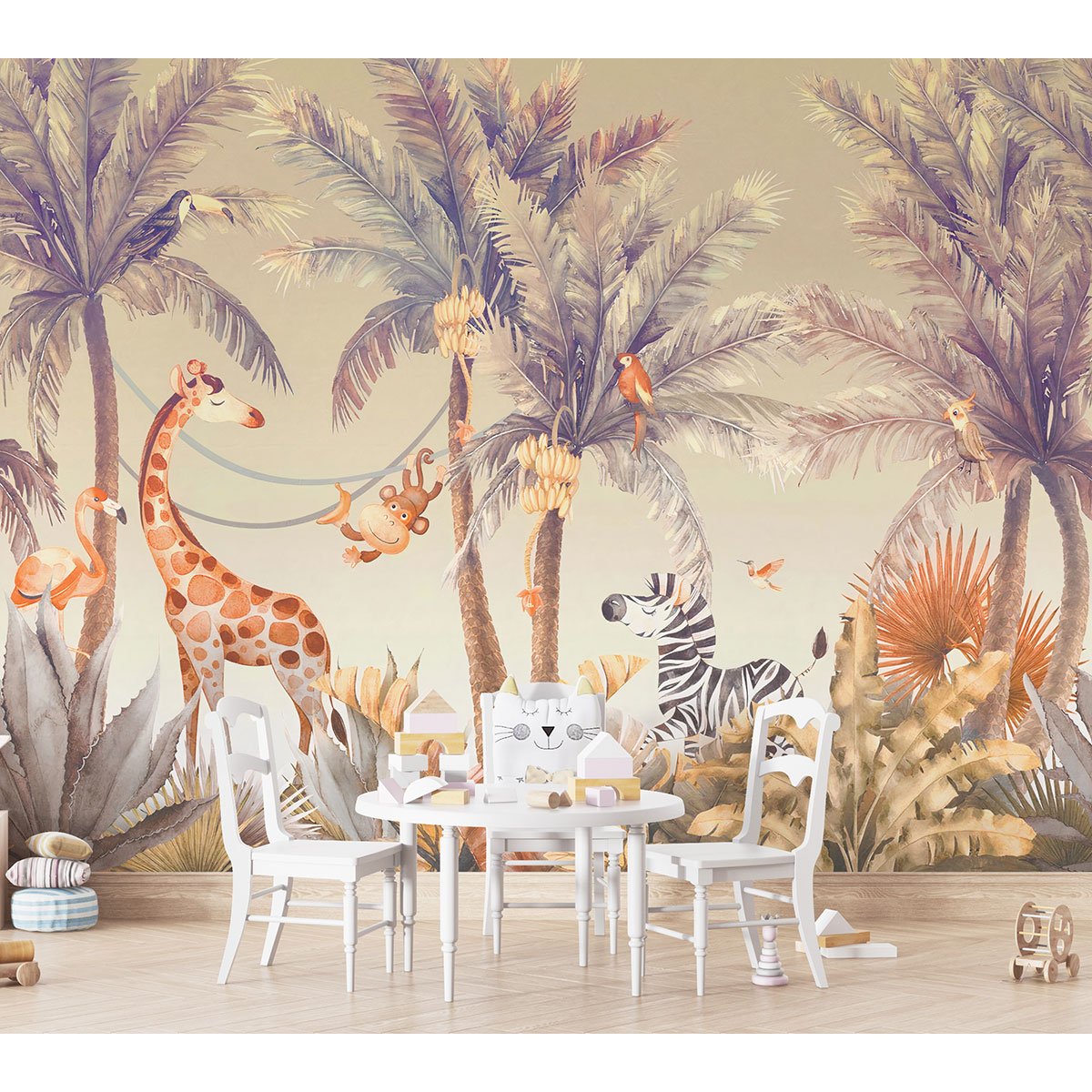 Papier peint panoramique Enfants - Jungle