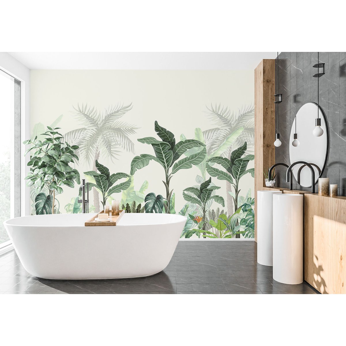Papier peint panoramique - Plantes tropicales