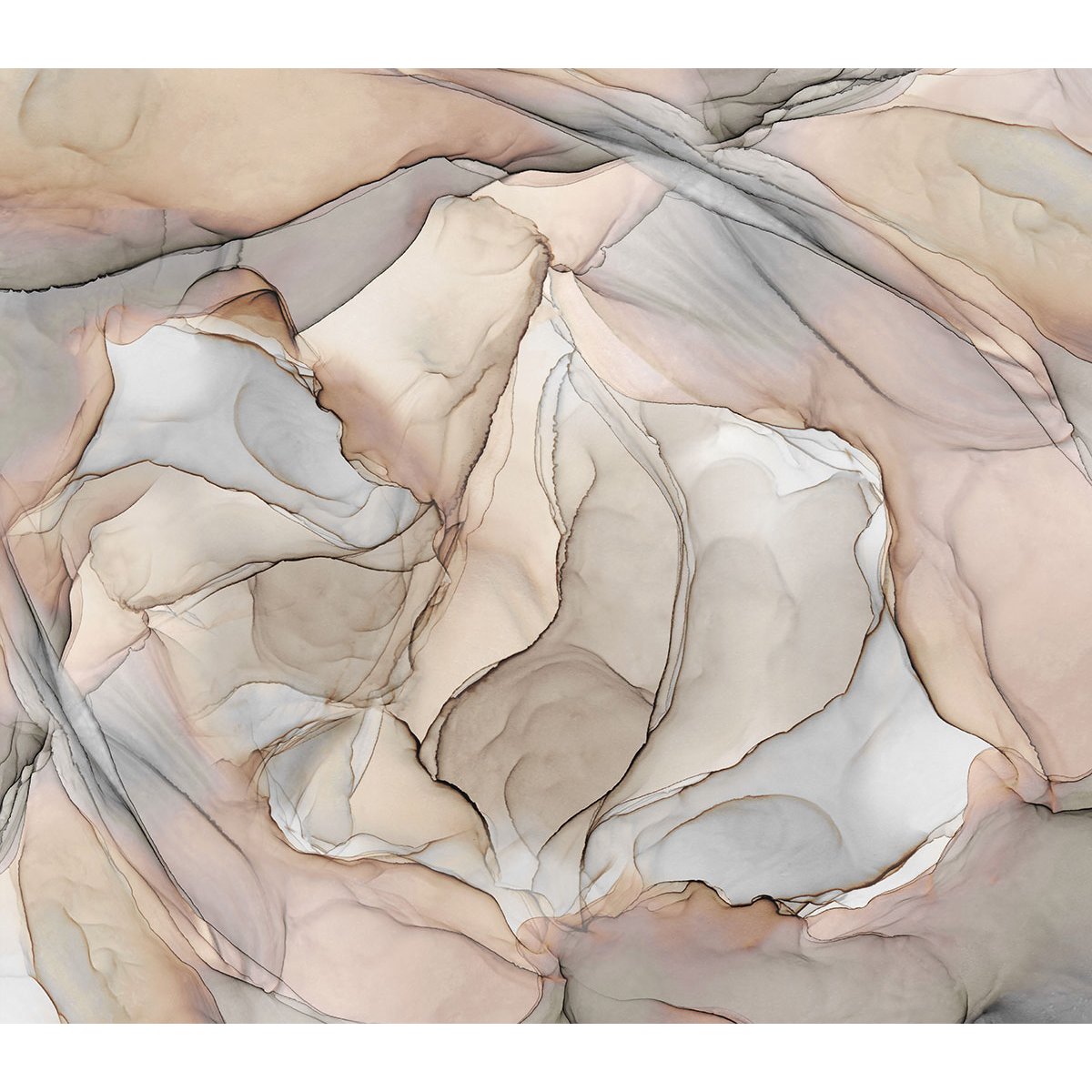 Papier peint panoramique - Effet marbré