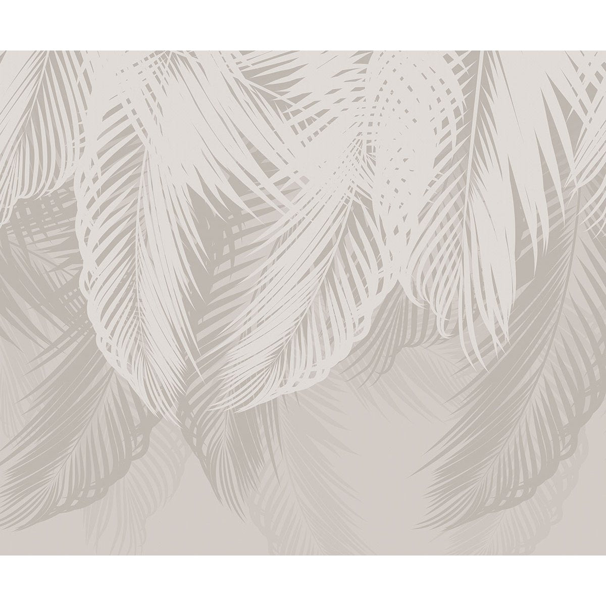 Papier peint panoramique - Feuilles tropicales