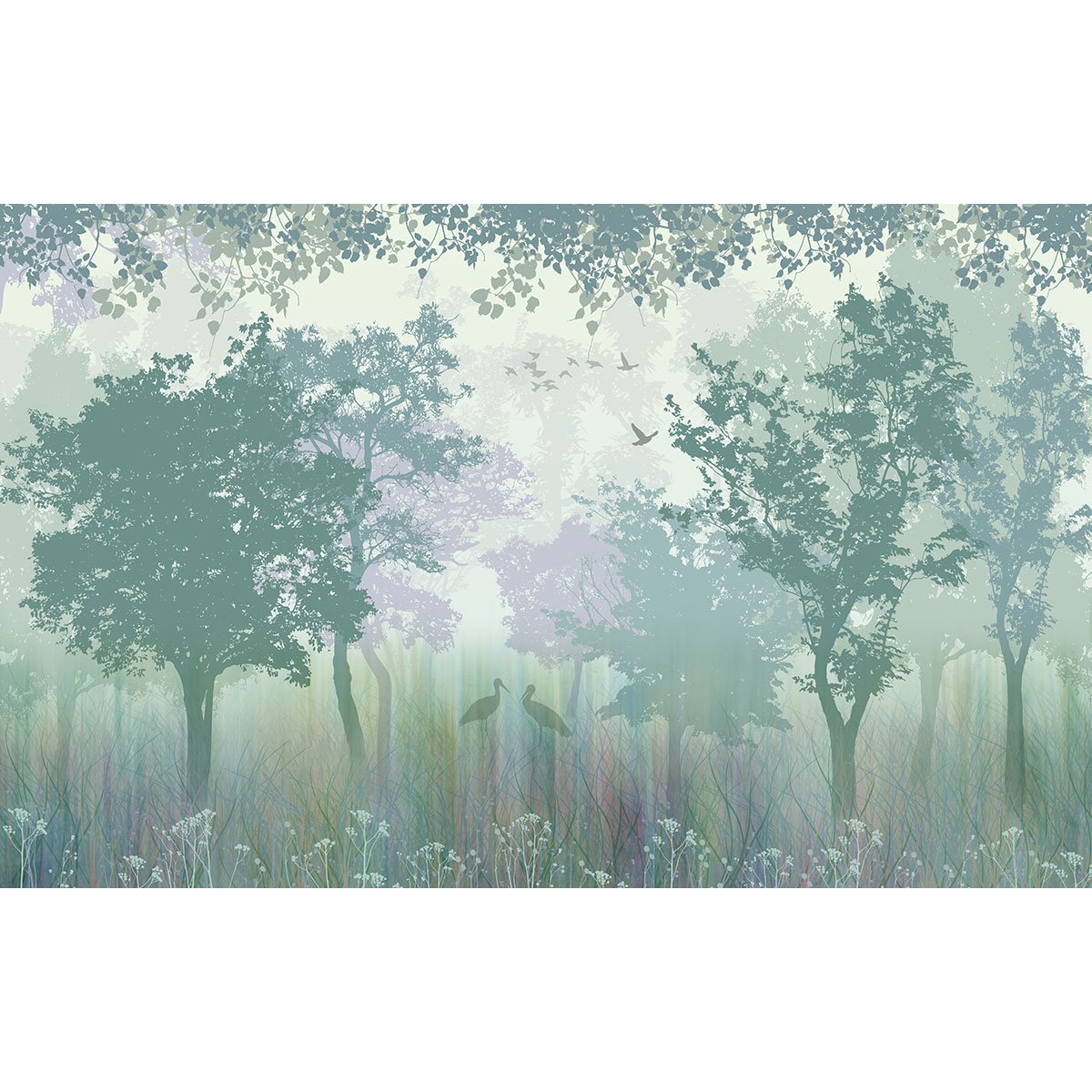 Papier peint panoramique - Forêt