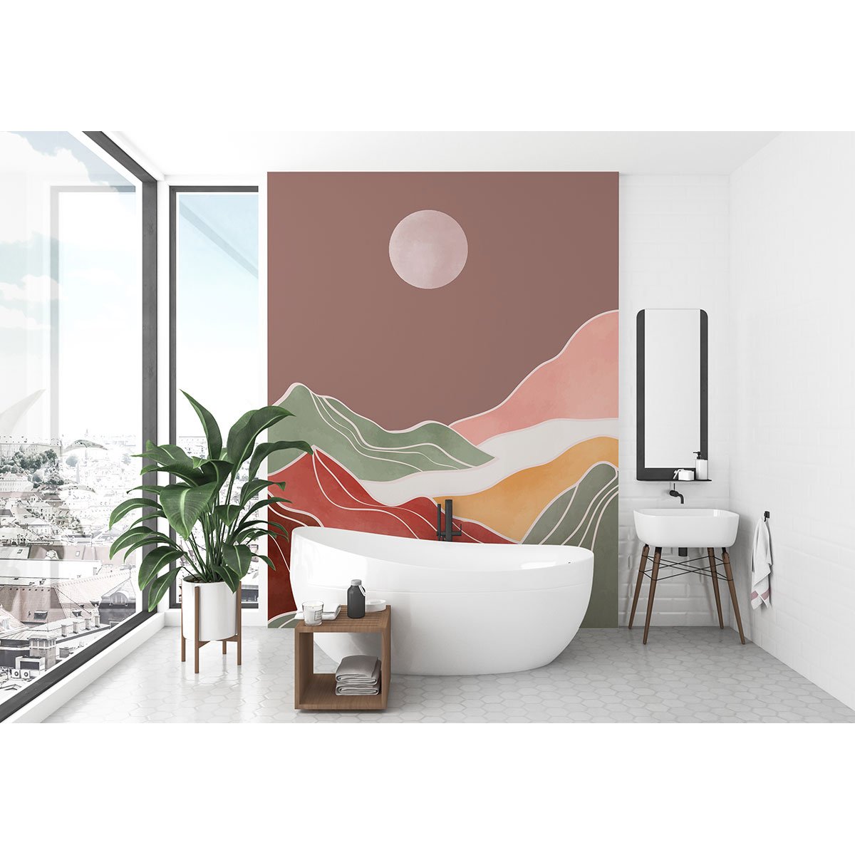 Papier peint panoramique - Paysage Boho