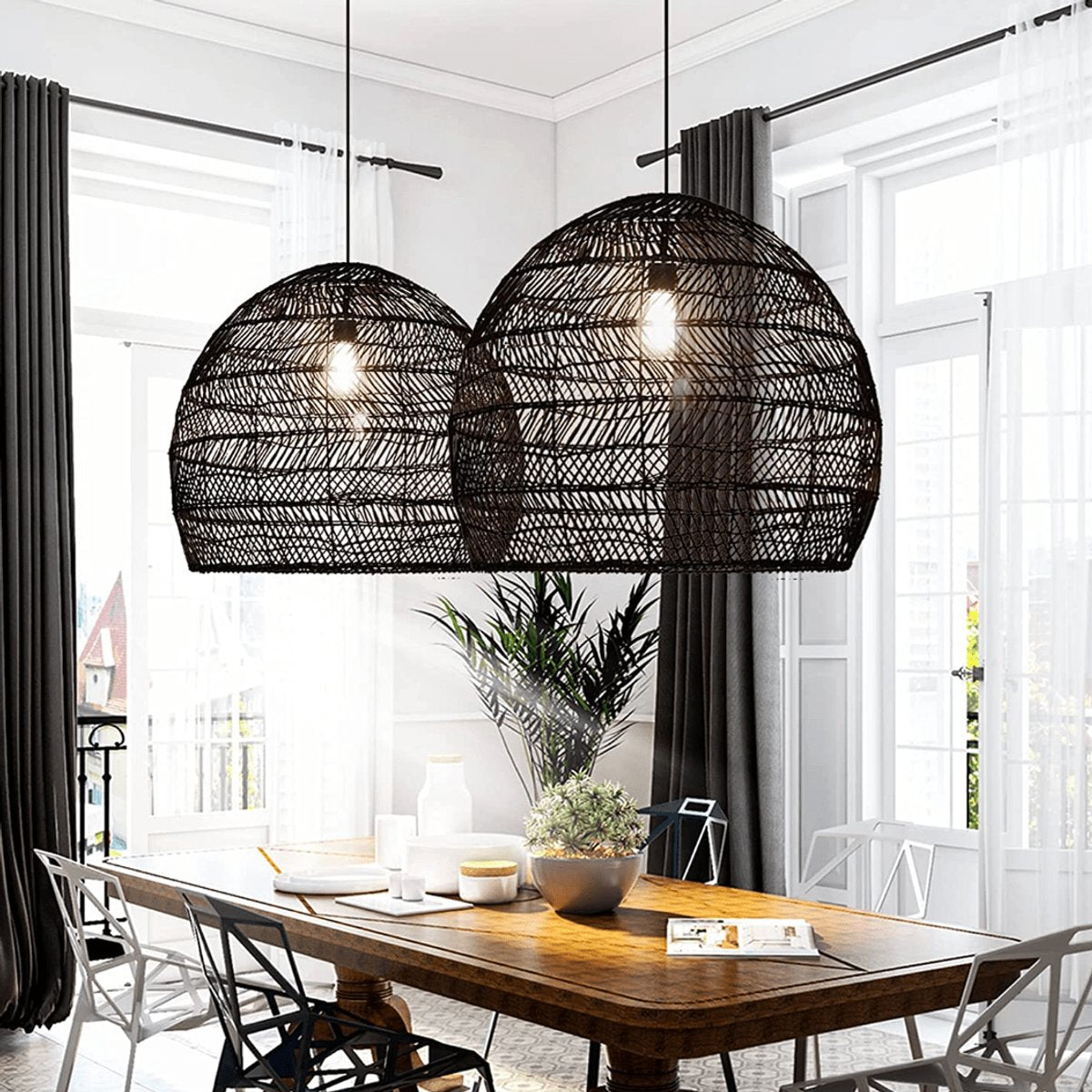 Suspension Bambou Noir