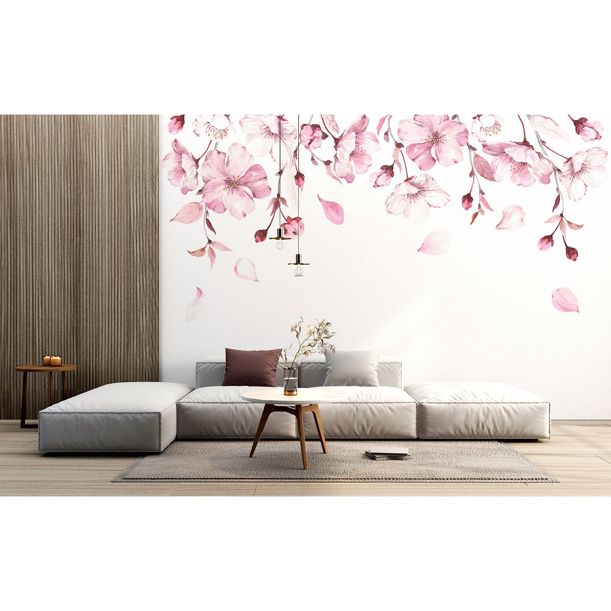 Papier peint panoramique - Fleurs