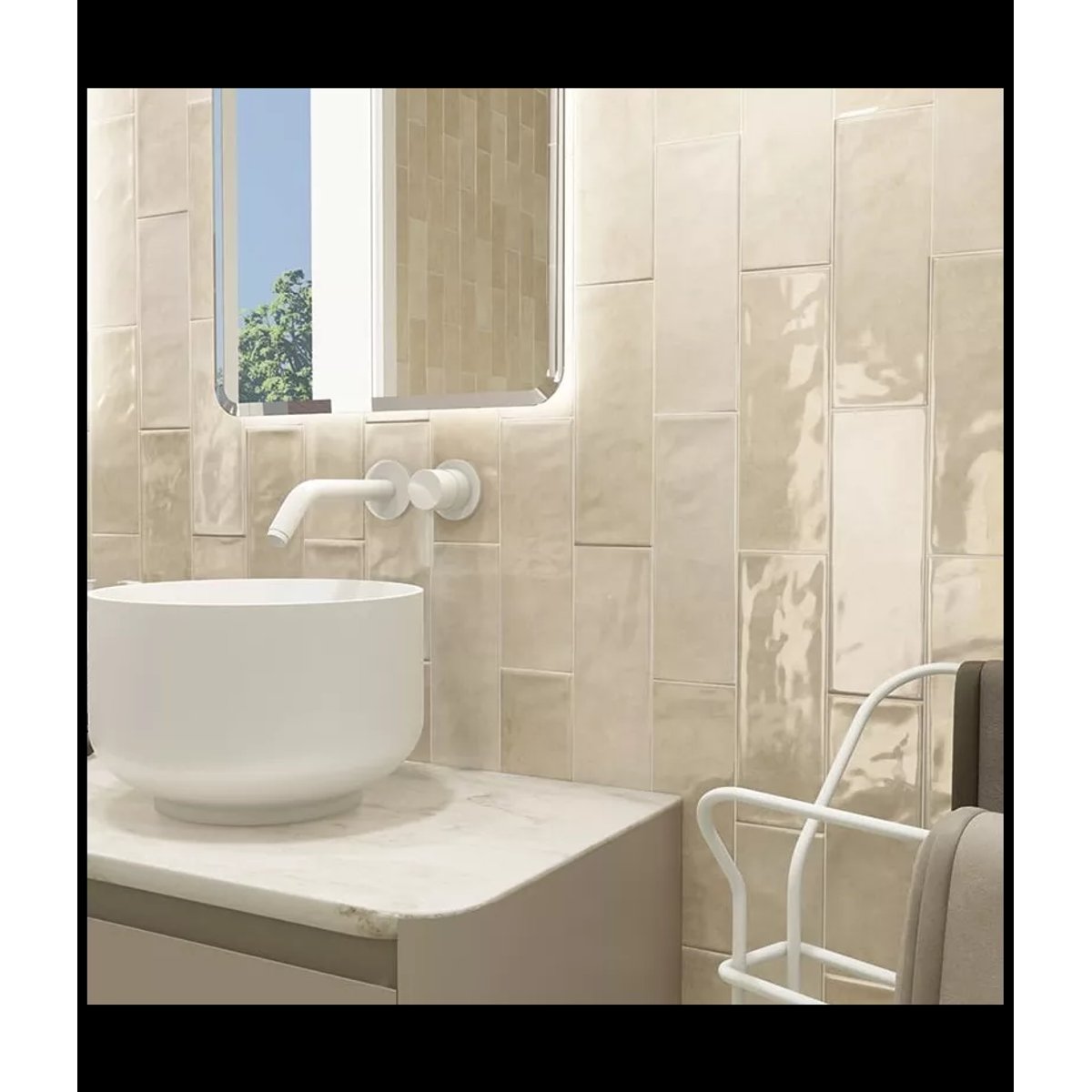 Carrelage Zellige Beige CINQUE TERRE Cream
