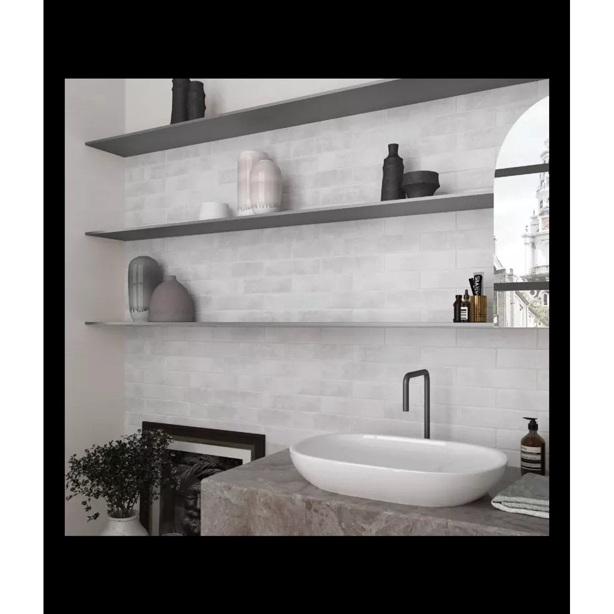 Carrelage Zellige Blanc ARGILE Ice