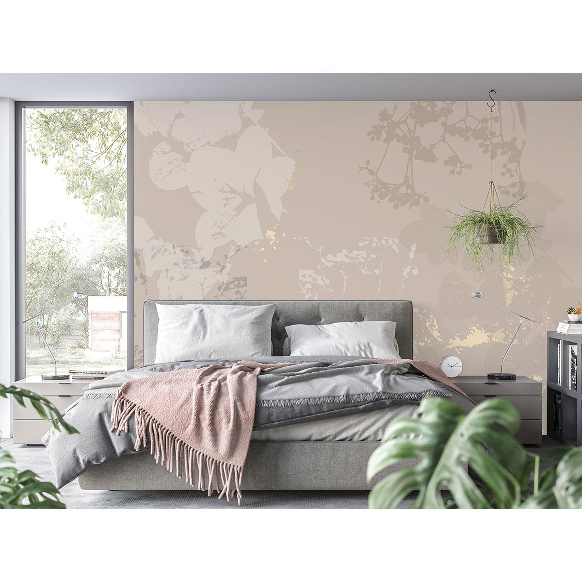 Papier peint panoramique - Fleurs Design