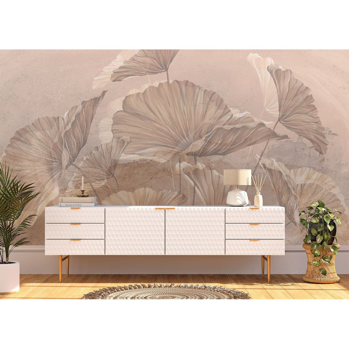 Papier peint panoramique - Fleurs