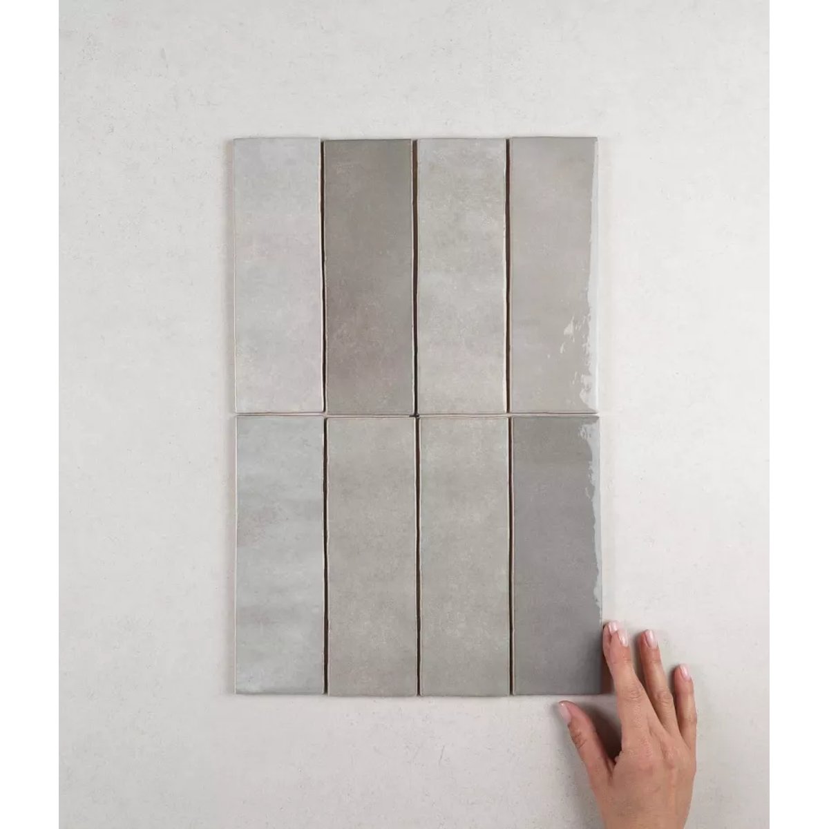 Carrelage Zellige Gris ARTISAN Alabaster