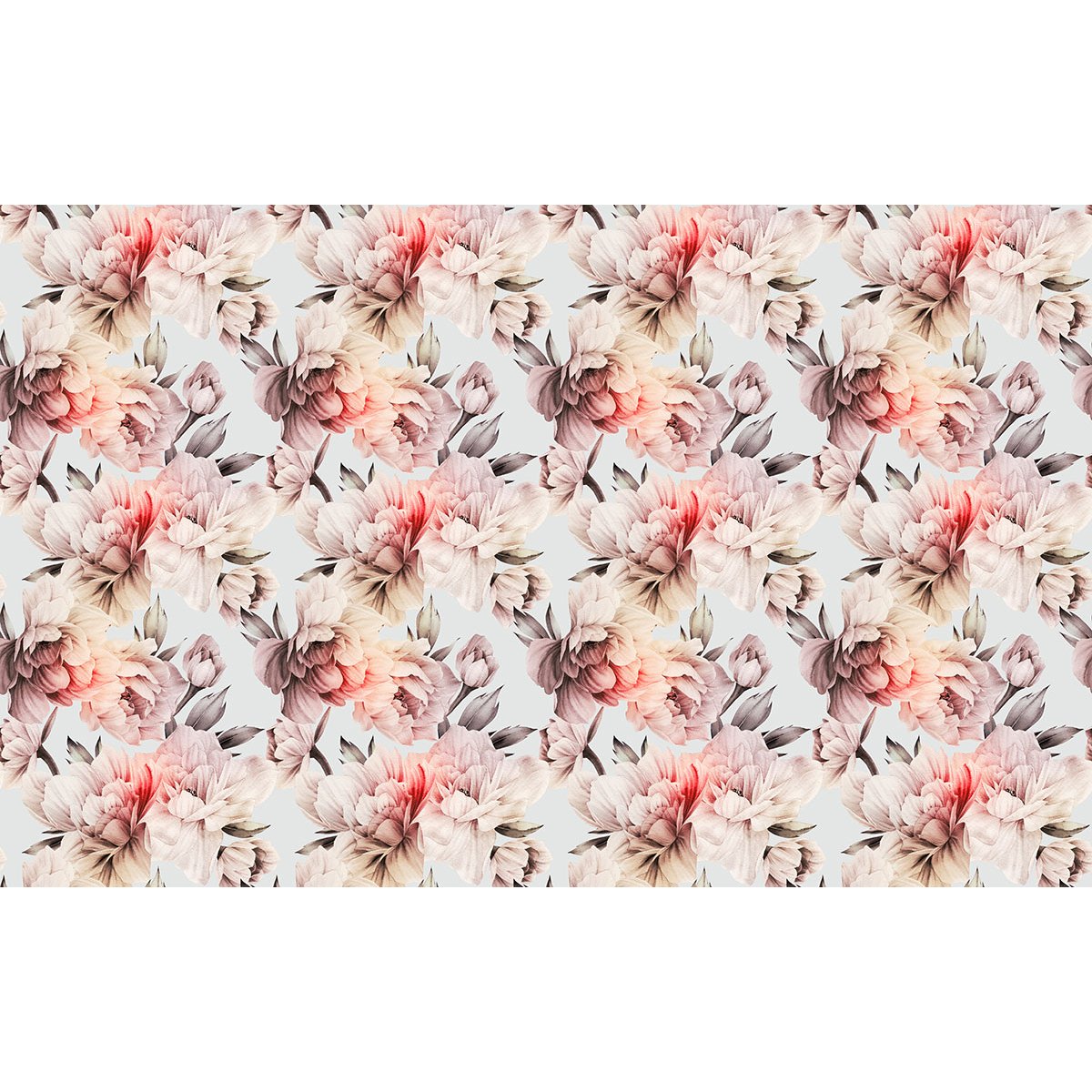 Papier peint panoramique - Motif Fleurs