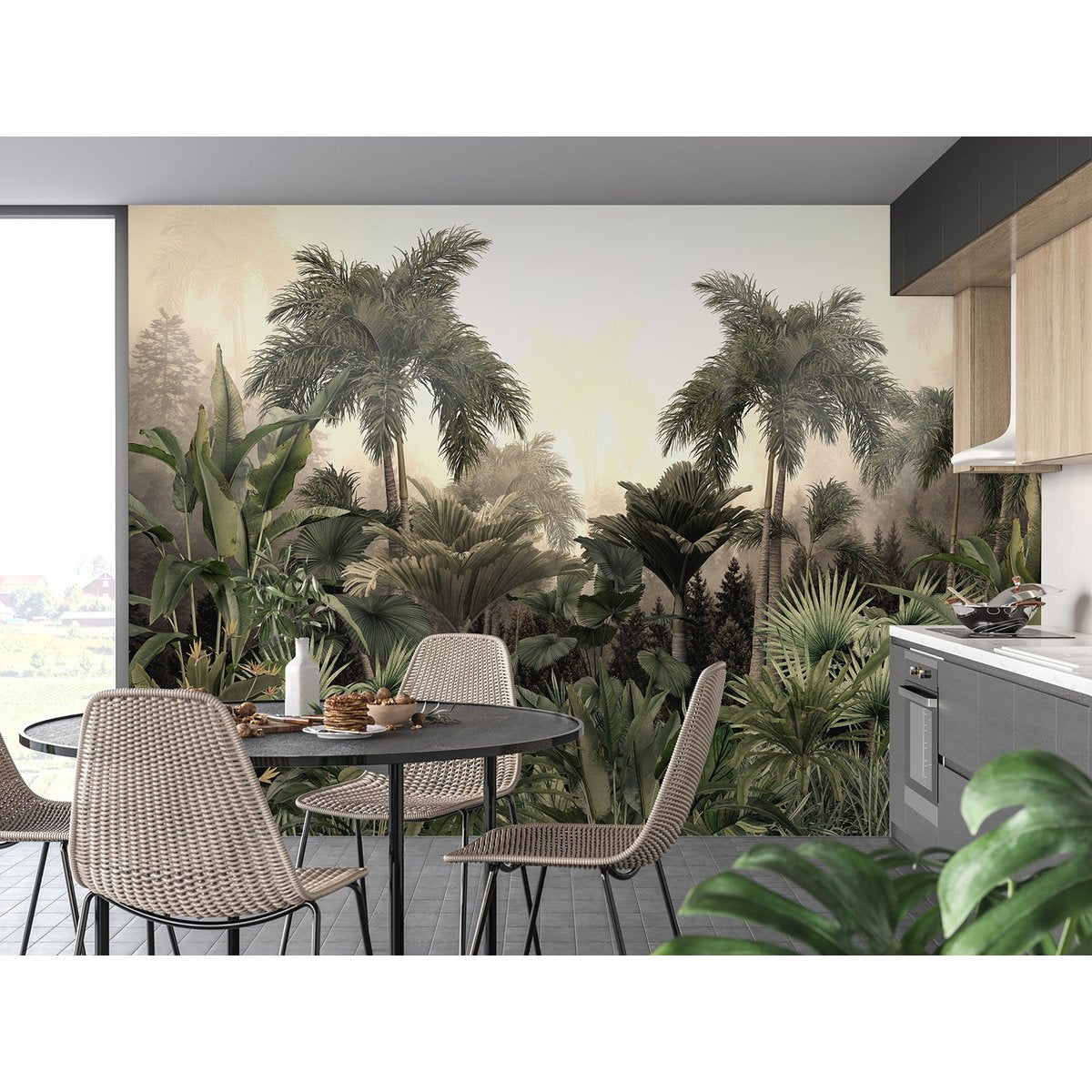 Papier peint panoramique - Forêt tropicale