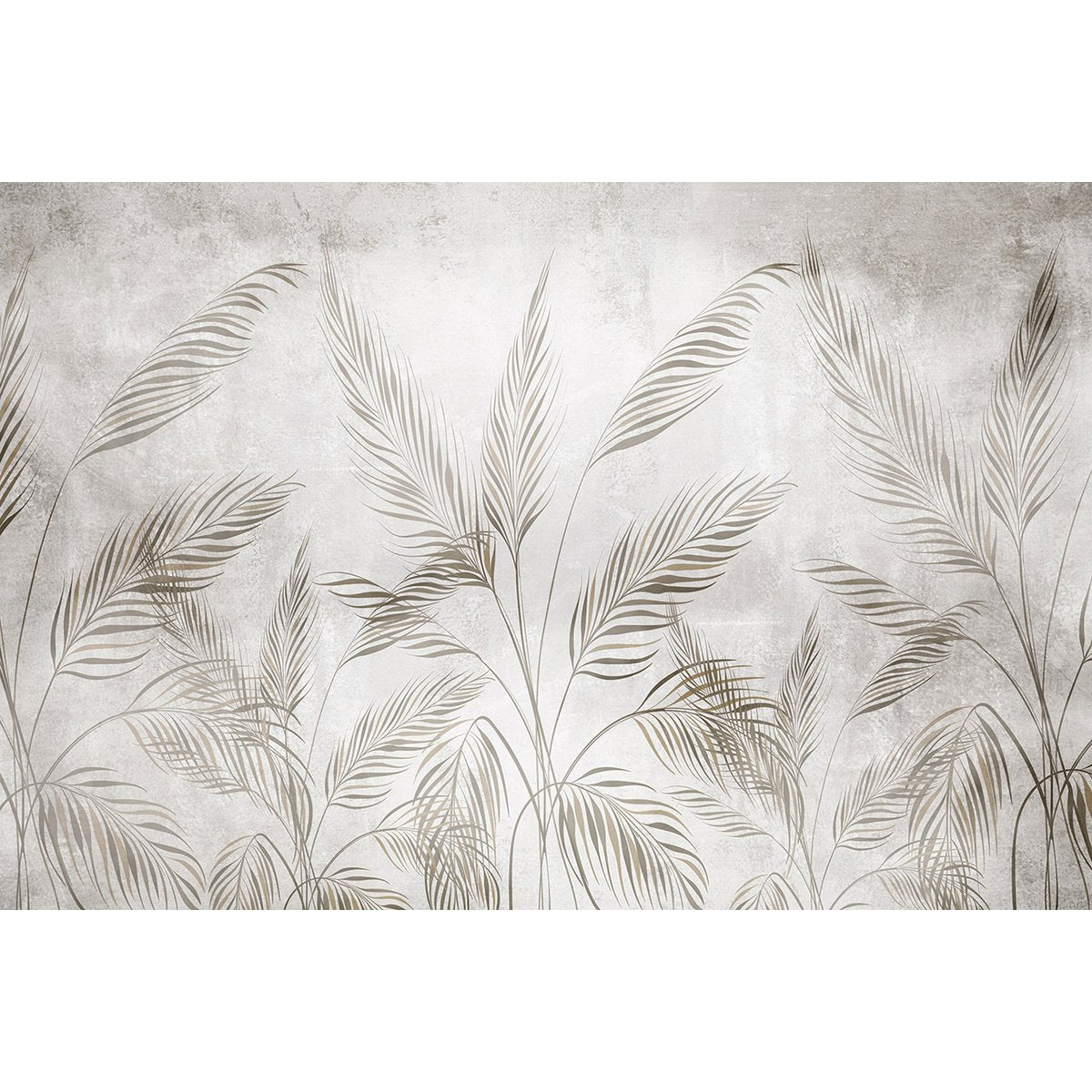 Papier peint panoramique - Feuilles tropicales