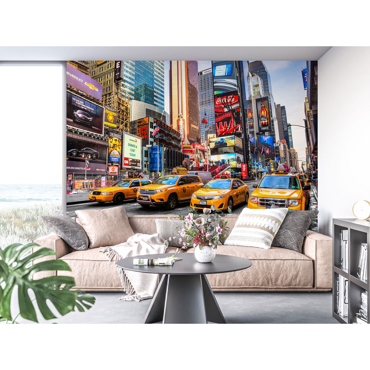 Papier peint panoramique - New York Taxis