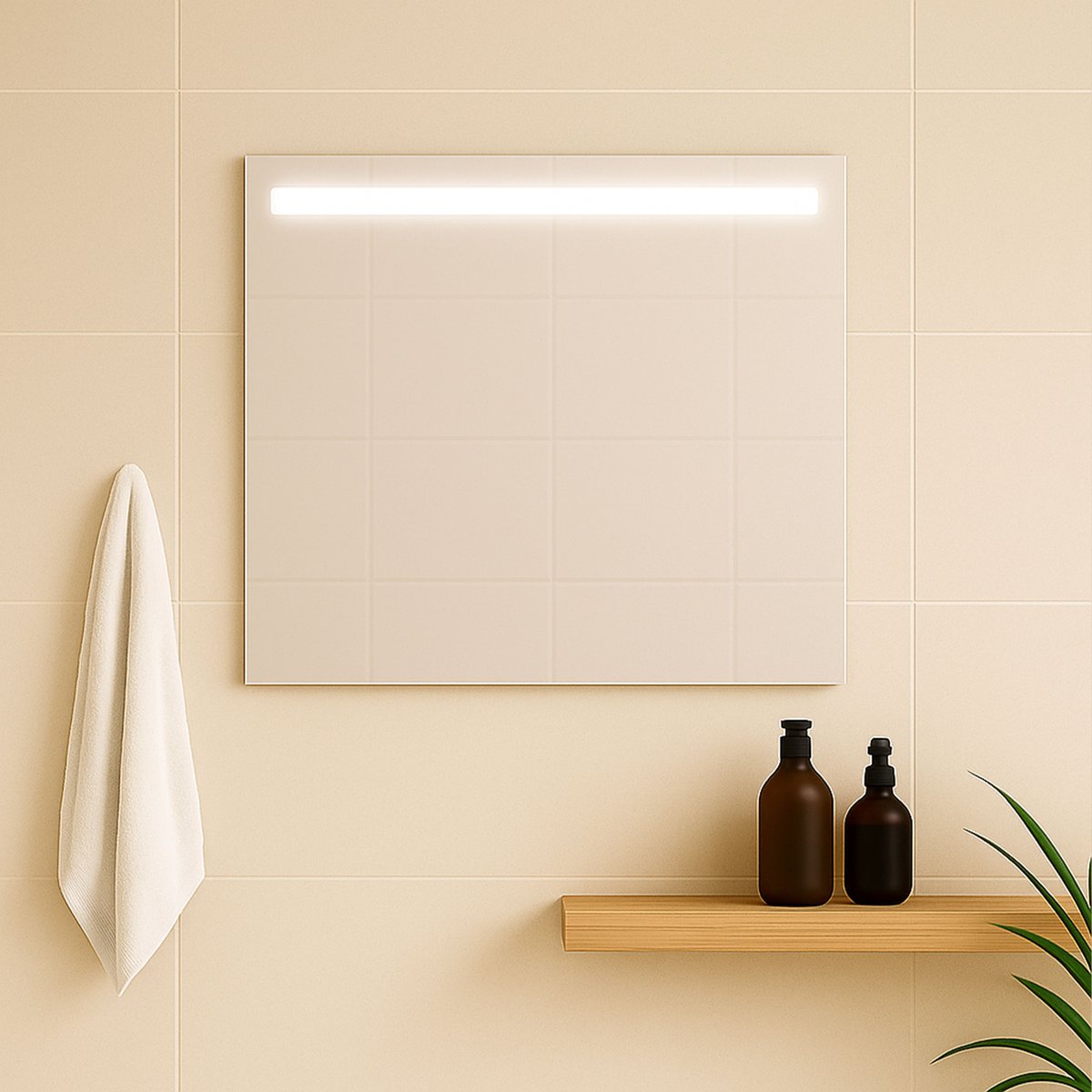 Miroir lumineux pour salle de bain