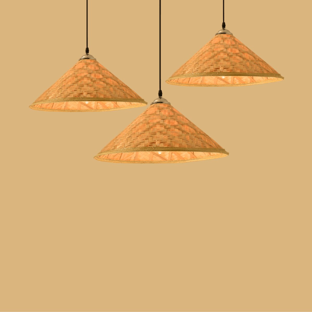 Suspension Ombrelle Bambou
