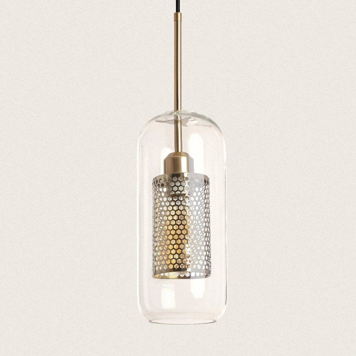 Suspension Cylindre Verre