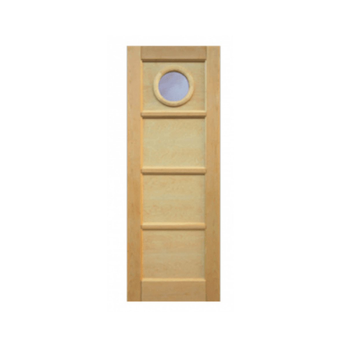 Porte nue, sans cadre, bois Erable