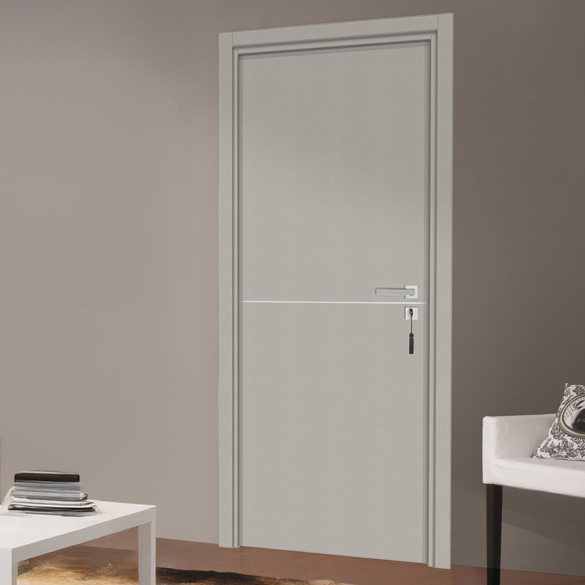 Bloc-porte Riva - Cuir argile