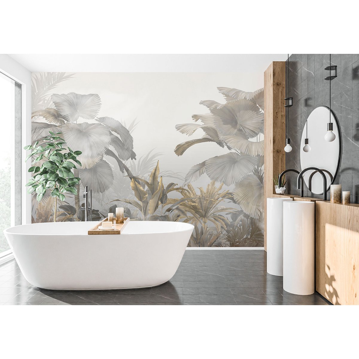 Papier peint panoramique - Plantes tropicales