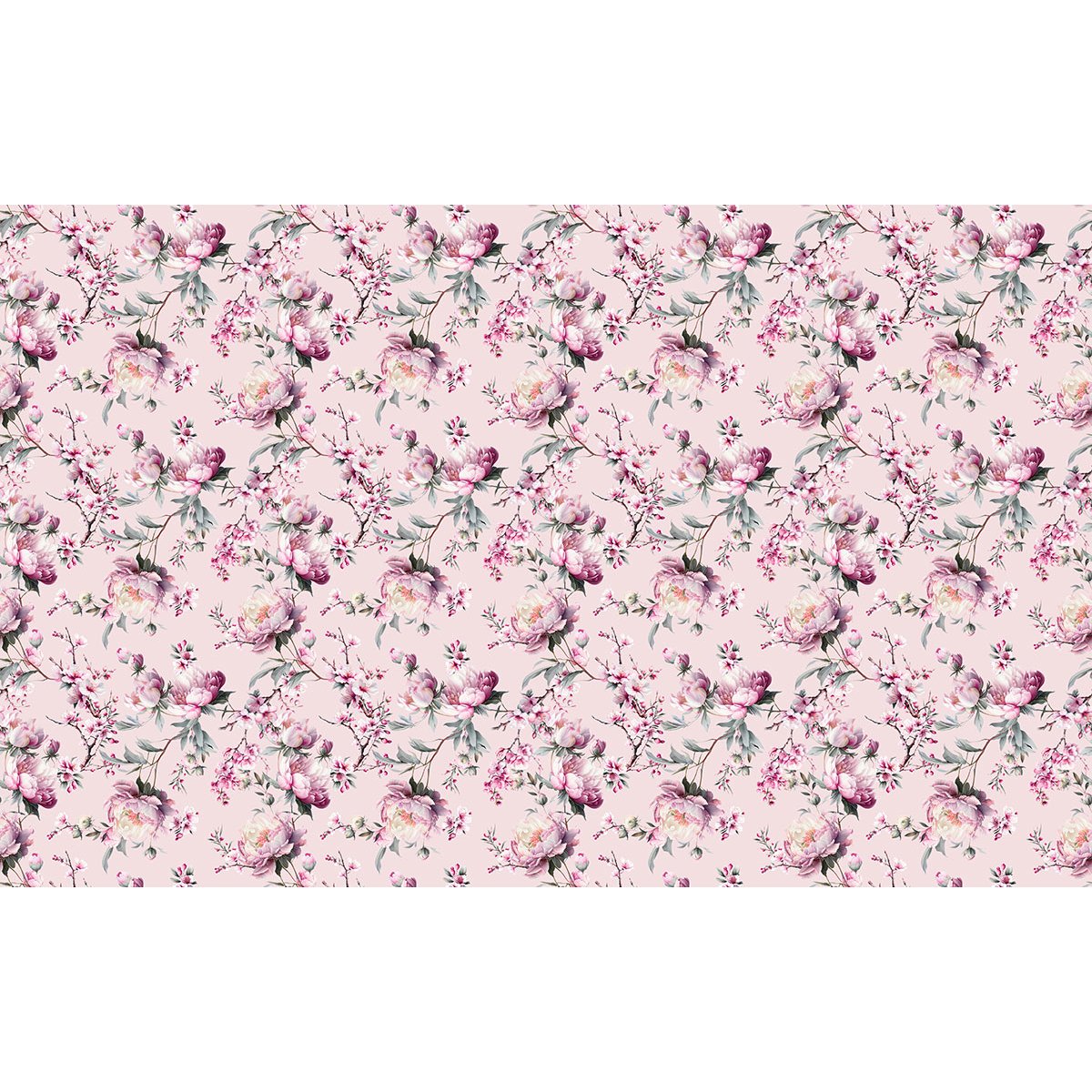 Papier peint panoramique - Motif Fleurs