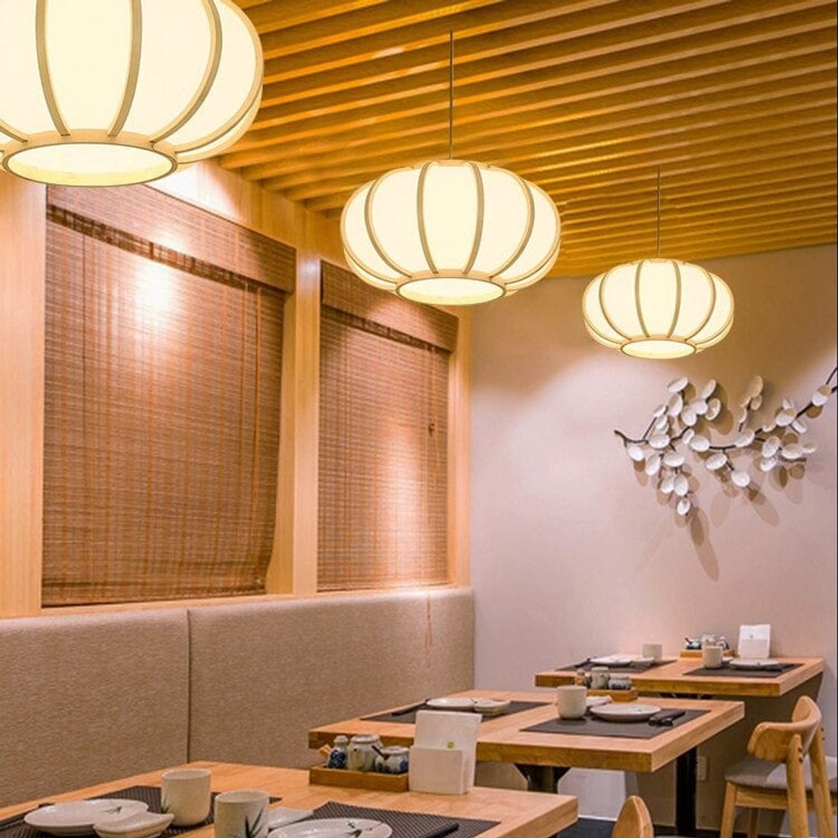 Suspension Japonaise Bambou