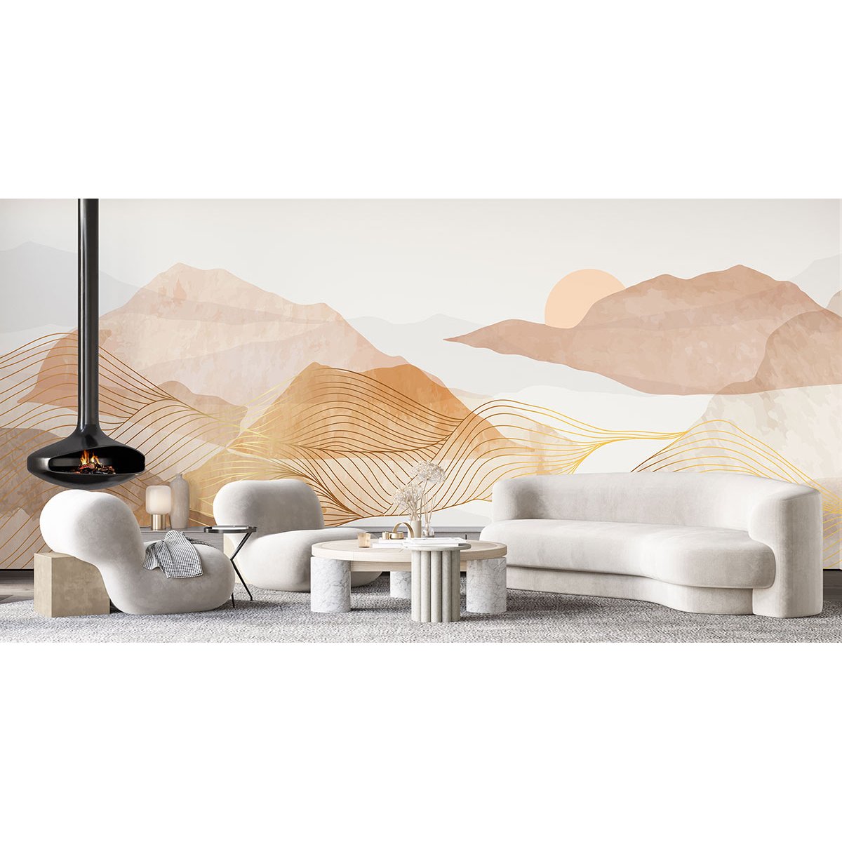 Papier peint panoramique - Paysage Boho