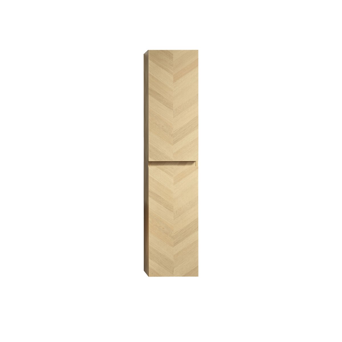 Ensemble salle de bain 120 cm chevron aspect chêne Aquapunto