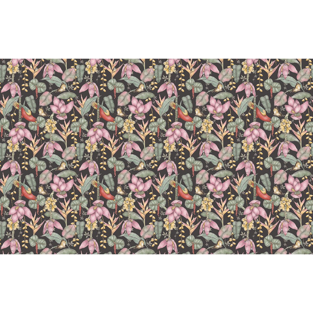 Papier peint panoramique - Motif Fleurs