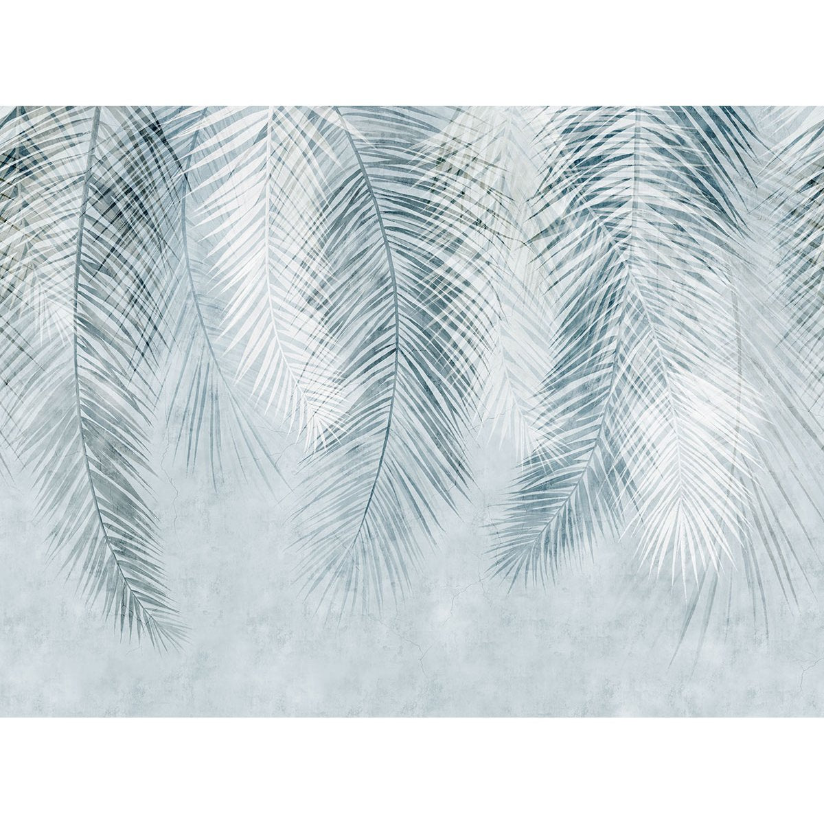 Papier peint panoramique - Feuilles tropicales