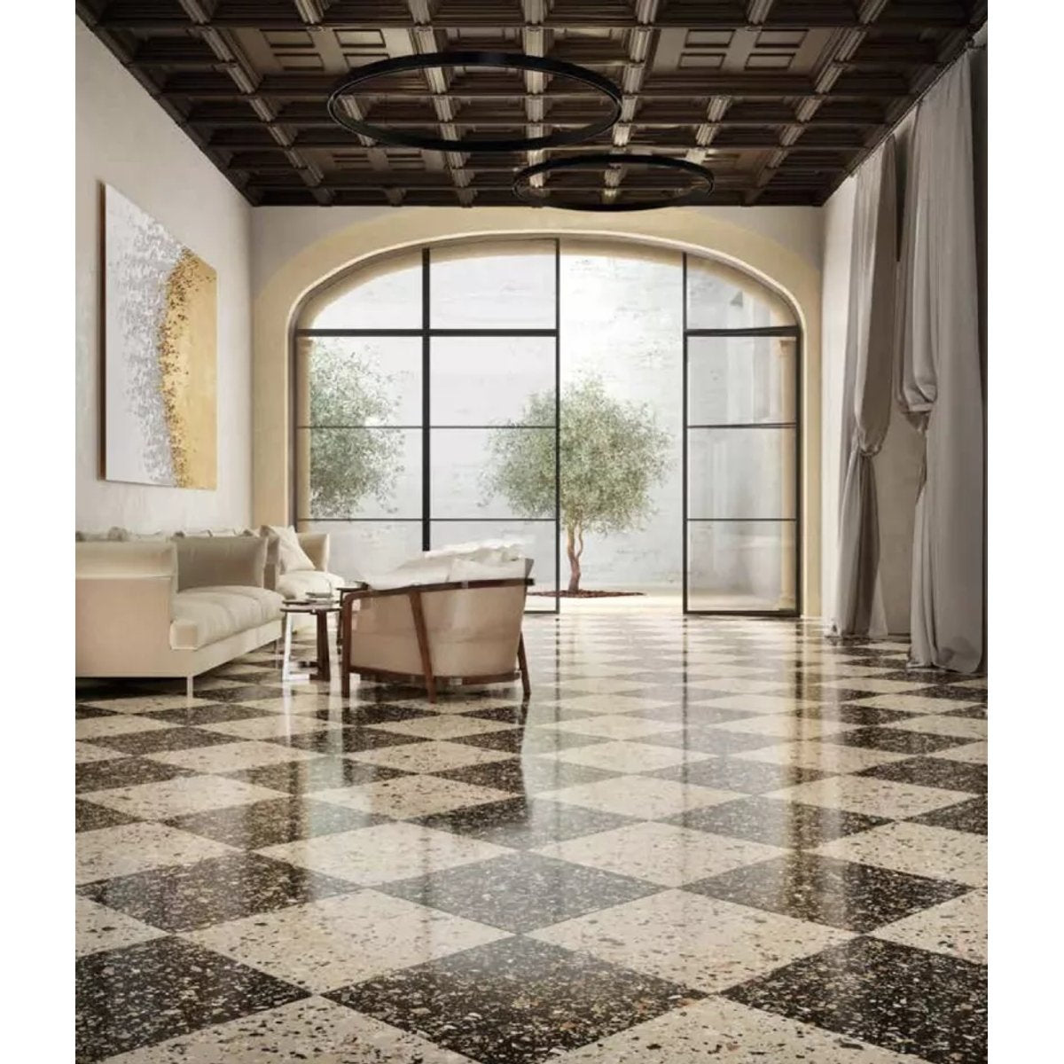 Carrelage Effet Terrazzo VENICE 60x60 Earth