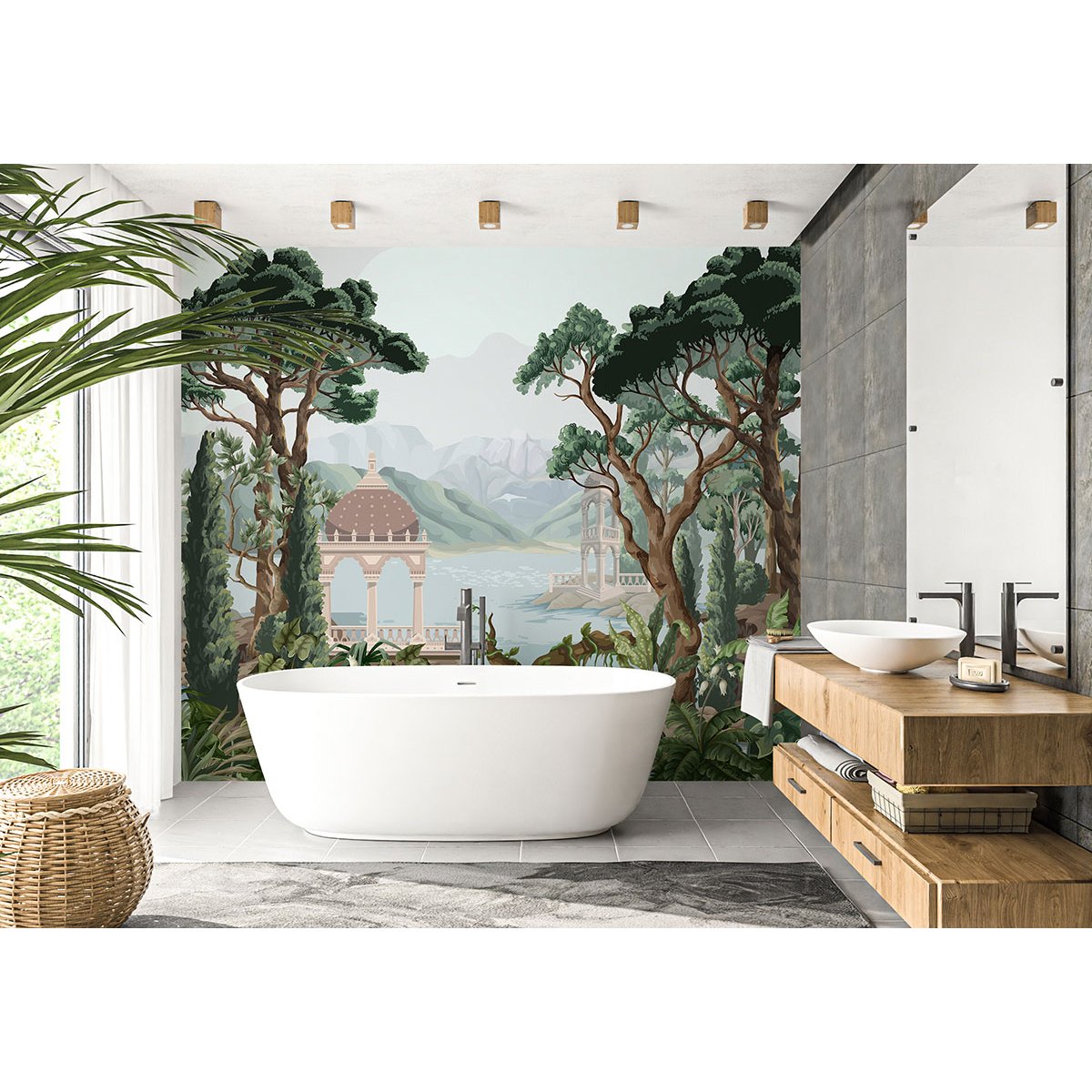 Papier peint panoramique - Jardin