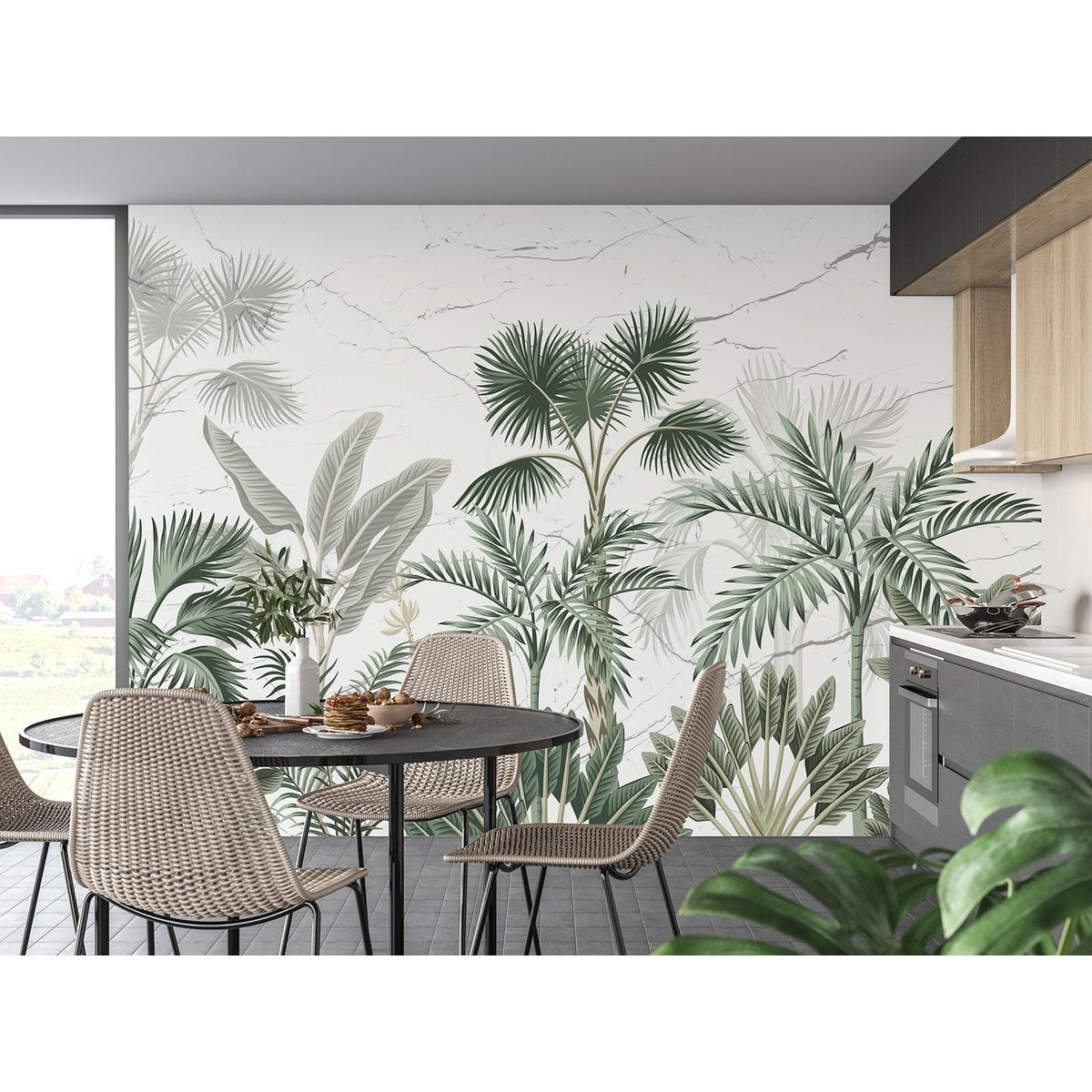 Papier peint panoramique - Plantes tropicales