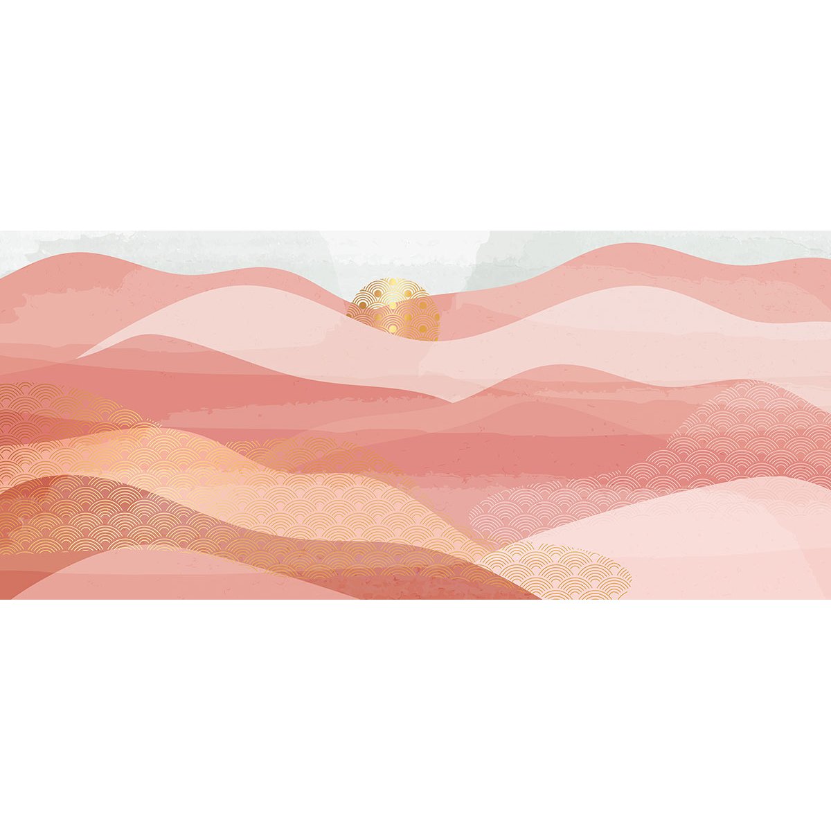 Papier peint panoramique - Paysage Boho