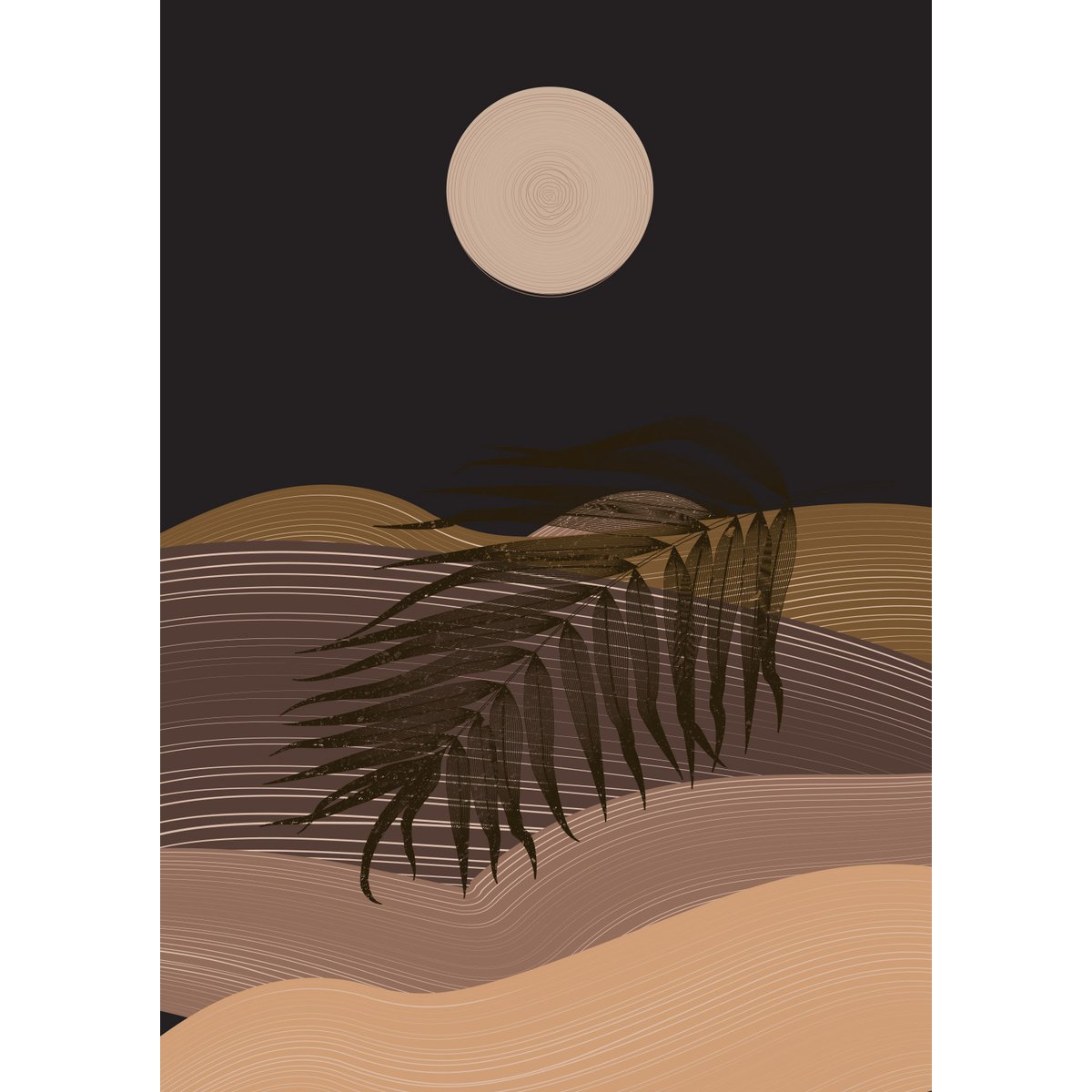 Papier peint panoramique - Paysage Boho