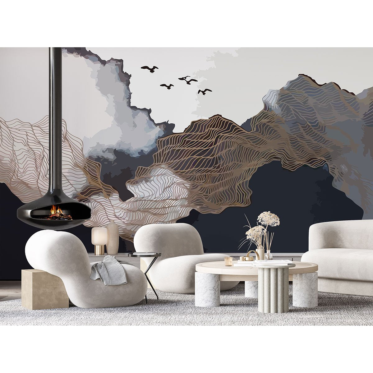 Papier peint panoramique - Paysage Design