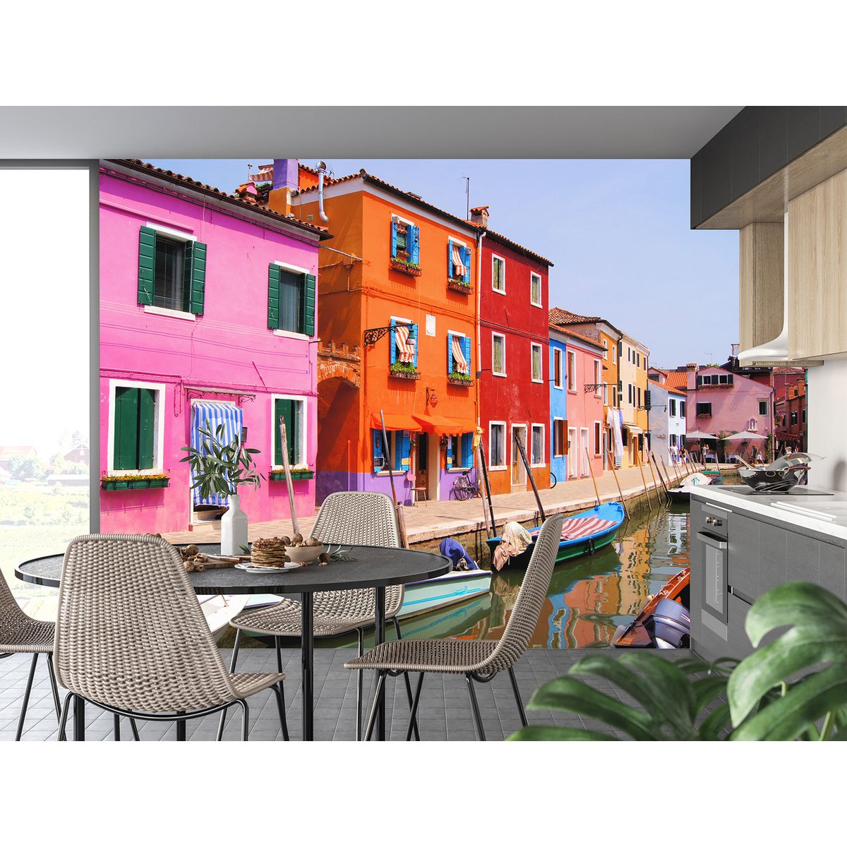 Papier peint panoramique - Ile de Burano
