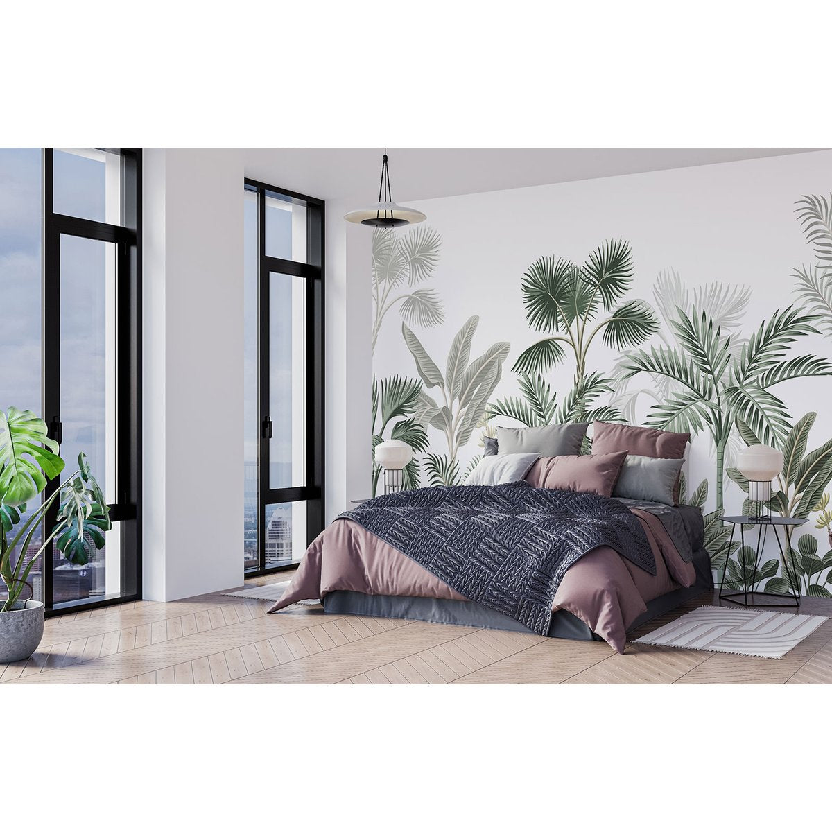 Papier peint panoramique - Plantes tropicales