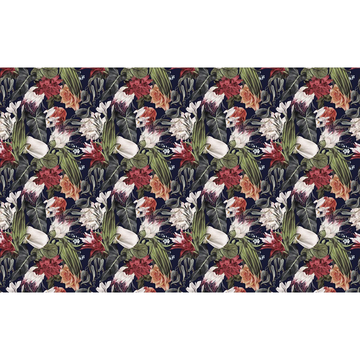 Papier peint panoramique - Motif Fleurs