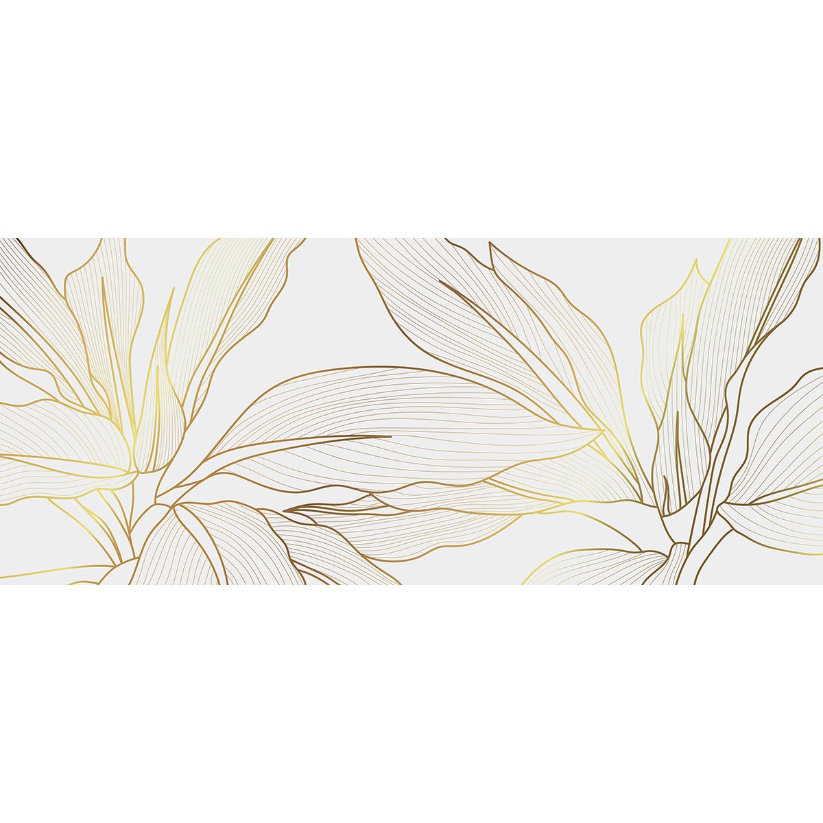 Papier peint panoramique - Feuilles