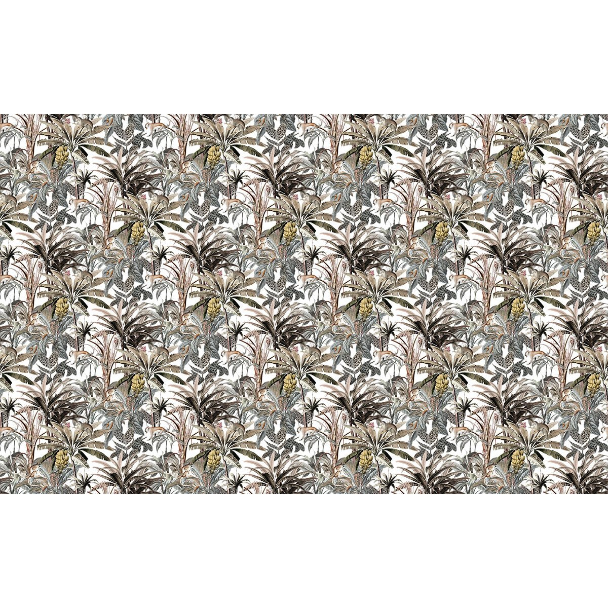 Papier peint panoramique - Motif Feuilles tropicales