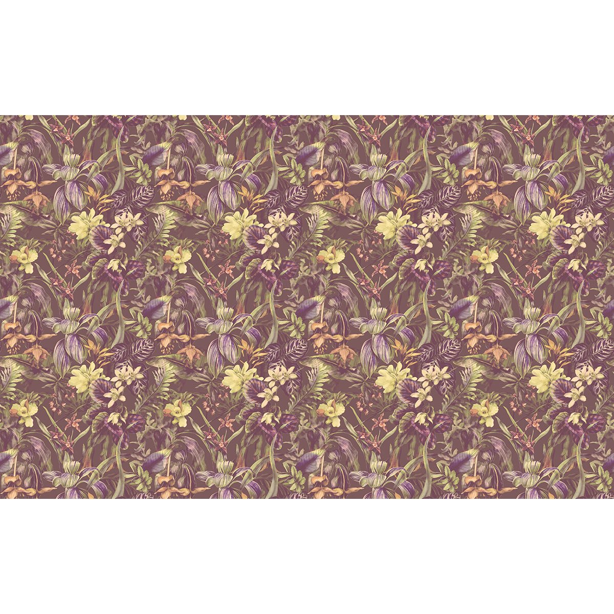 Papier peint panoramique - Motif Fleurs