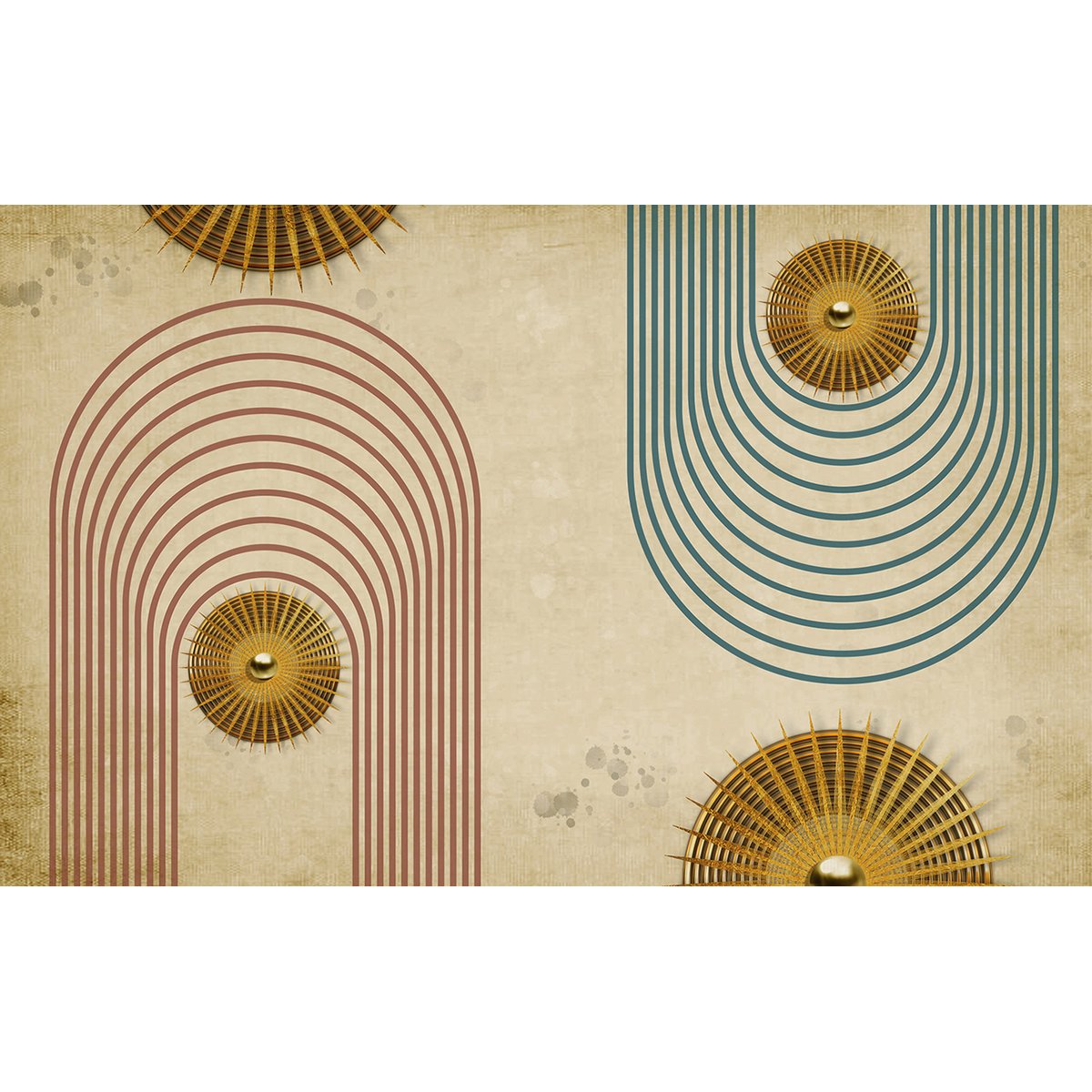 Papier peint panoramique - Arches Design