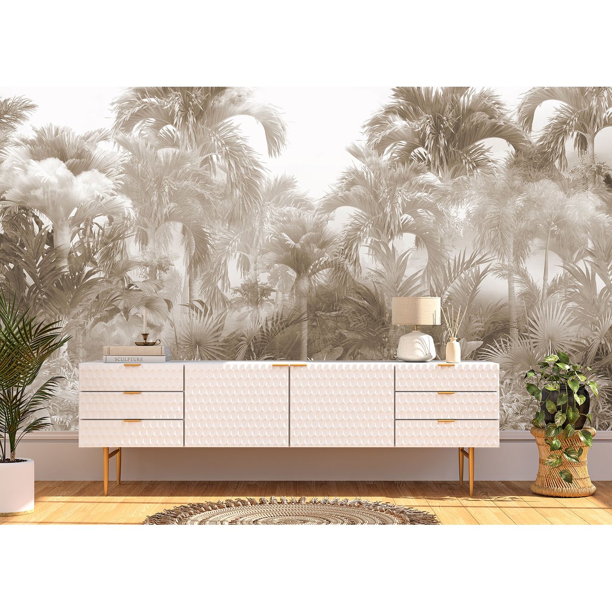 Papier peint panoramique - Forêt tropicale