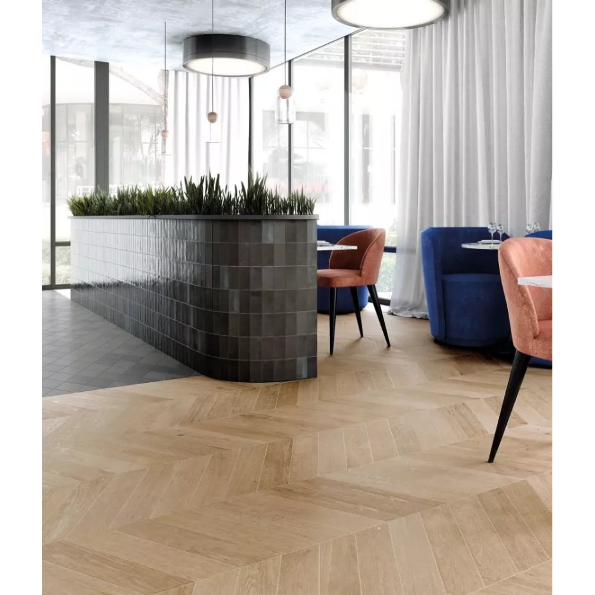 Carrelage Zellige Gris Foncé FEZ Mat Graphite